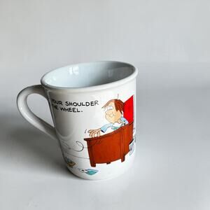Vintage Hallmark Mug Mates Coffee Mug Funny Office Humor Grindstone Quote